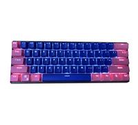 Sunzit Keycaps, 61 Teclas Keycaps Backlight Bicolor Teclado Mecánico PBT Keycap para GH60 / RK61 / ALT61 / Annie/Keyboard Poker Keys (El Teclado no está a la Venta)