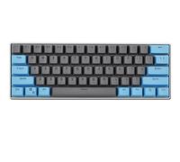 Sunzit Keycaps, 61 Teclas Keycaps Backlight Bicolor Teclado Mecánico PBT Keycap para GH60 / RK61 / ALT61 / Annie/Keyboard Poker Keys