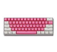 Sunzit Keycaps, 61 Teclas Keycaps Backlight Bicolor Teclado Mecánico PBT Keycap para GH60 / RK61 / ALT61 / Annie/Keyboard Poker Keys