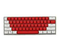 Sunzit Keycaps, 61 Teclas Keycaps Backlight Bicolor Teclado Mecánico PBT Keycap para GH60 / RK61 / ALT61 / Annie/Keyboard Poker Keys