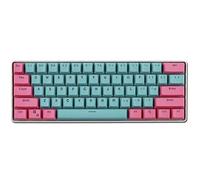 Sunzit Keycaps, 61 Teclas Keycaps Backlight Bicolor Teclado Mecánico PBT Keycap para GH60 / RK61 / ALT61 / Annie/Keyboard Poker Keys