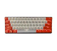 Sunzit Keycaps, 61 Teclas Keycaps Backlight Bicolor Teclado Mecánico PBT Keycap para GH60 / RK61 / ALT61 / Annie/Keyboard Poker Keys (El Teclado no está a la Venta)