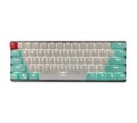 Sunzit Keycaps, 61 Teclas Keycaps Backlight Bicolor Teclado Mecánico PBT Keycap para GH60 / RK61 / ALT61 / Annie/Keyboard Poker Keys (El Teclado no está a la Venta)
