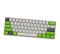 Sunzit Keycaps, 61 Teclas Keycaps Backlight Tres Colores Teclado Mecánico PBT Keycap para GH60 / RK61 / ALT61 / Annie/Keyboard Poker Keys