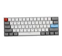 Sunzit Keycaps, 61 Teclas Keycaps Backlight Tres Colores Teclado Mecánico PBT Keycap para Magic Duck / GH60 / RK61 / ALT61 / Annie/Keyboard Poker Keys