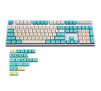 Sunzit Teclas, 130 PBT Teclas XDA Perfil Teclas Conjunto Completo Tecla-Colorante Sublimación Tecla para 61/64/68/87/104/108/ FC660M/980M Teclado Mecánico (solo vender teclas)