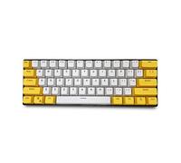Sunzit Teclas, 61 PBT Tecla Retroiluminación de Dos Colores Mecánico Teclados Teclados Teclados para Ducky / GH60 / RK61 / ALT61 / Annie/Teclado Teclas de Poker (TECLADO NO está a la Venta)