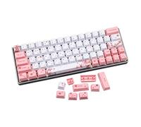 Sunzit Teclas, 64+9 PBT Teclas OEM Perfil Cherry Blossom Estilo Teclas Completo Conjunto de Teclas PBT Dye-Sublimación Tecla para Cherry MX Interruptores Teclado Mecánico