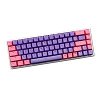 Sunzit Teclas, 68 PBT Keycaps Retroiluminación de dos colores Teclas Mecánicas Teclas Teclas de Teclado para TADA68 PRO / SP68 / RK837 / RK855 Teclas de Poker (Teclado no es para vender)