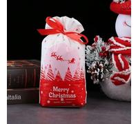 SUOCMG 10 Piezas/Lote de Bolsas de 15 x 23 cm para Regalos de Fiesta, cosméticos, Regalos, Bolsas de Embalaje de Dulces con Cordones, 10 Piezas