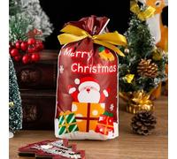 SUOCMG 10 Piezas/Lote de Bolsas de 15 x 23 cm para Regalos de Fiesta, cosméticos, Regalos, Bolsas de Embalaje de Dulces con Cordones, Color Amarillo Claro, 10 Piezas