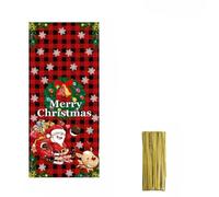 SUOCMG 25/50/100 Piezas Bolsas de Dulces de muñeco de Nieve de Papá Noel Bolsas de Decoraciones navideñas - 8-50 Piezas