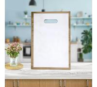 SUOCMG 50 Bolsas de Embalaje comerciales para Compras, Bolsas de Regalo, Bolsas de Ropa, Bolsos de Mano para Tiendas, pequeños Colores Gruesos, 35 x 45 cm, 50 Unidades, Color