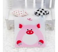 SUOCMG 50 Unids/Lote Lindo Tema de Corazón Bolsas de Galletas de Caramelo Bolsas de Embalaje de Galletas de Caramelo para Fiestas de Cumpleaños de Bodas - H14-7x7cm