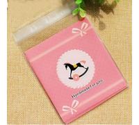 SUOCMG 50 Unids/Lote Lindo Tema de Corazón Bolsas de Galletas de Caramelo Bolsas de Embalaje de Galletas de Caramelo para Fiestas de Cumpleaños de Bodas-H08-10x10cm