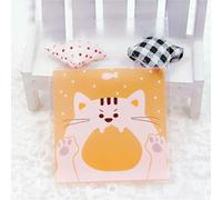 SUOCMG 50 Unids/Lote Lindo Tema de Corazón Dulces Galletas Bolsas de Galletas Bolsas de Embalaje de Galletas de Dulces para Bodas Fiestas de Cumpleaños Bolsas-H12-7x7cm