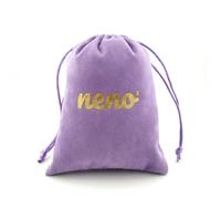 SUOCMG Bolsas de Regalo de Terciopelo Morado, 5 x 7 cm, 7 x 9 cm, 9 x 12 cm, Paquete de 50, Bolsas con cordón para joyería, 6 x 13 cm (2,3 x 5,1 Pulgadas), Solo 50 Bolsas
