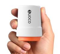 SUOCO Bomba de vacío de viaje para bolsas de almacenamiento al vacío, mini bomba eléctrica inalámbrica recargable por USB para sellado de compresión, bolsas de ahorro de espacio (bolsas de