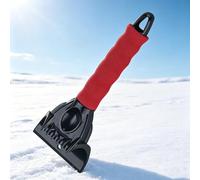 SUODAO Rascador de hielo para coche, eficaz batidor de nieve con función | Rascador de parabrisas estable para coche, con mango ergonómico de espuma, sin arañazos, rascador de hielo para camiones
