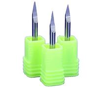 SUOFEILAIMU-PHONE CASE Metal 10 unids 3.175mm CNC Router bit V-Forma en V Mills Mills Carburo Grabado bits Fresing Cortadores de fresado (Dimensions : 30x0.6)