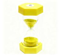 Suomiya Reloj de arena, temporizador de 20 minutos, temporizador de arena para niños, anticaídas, relojes de arena coloridos, relojes de huevos para Kitao, oficina, hogar, aula, cocina, aprendizaje