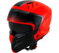 Suomy Armor Crew 2023 Casco Jet, rojo/negro, Talla L (59/60)
