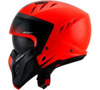 Suomy Armor Crew, casco modular L male Mate Negro/Naranja Neón