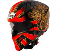 Suomy Armor Dragon, casco modular XL female Mate Negro/Rojo/Oro