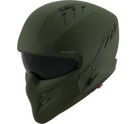 Suomy Armor Plain Casco Jet, verde mate, Talla S (55/56)