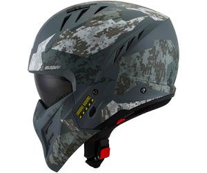 Suomy Armor Urban Squad Camo, casco modular M male Mate Gris Oscuro/Gris Claro