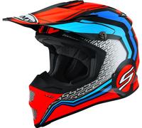 Suomy MX Speed Pro Forward Casco de motocross, azul-naranja, tamaño S para Hombres