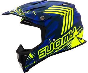Suomy MX Speed Sergeant, casco cruzado 2XL male Azul Mate/Amarillo