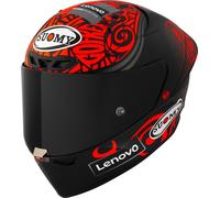 Suomy S1-XR GP Bagnaia Replica 2024 Casco, negro-rojo, tamaño S para Hombres