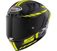 Suomy S1-XR GP Carbon Hypersonic E06 Casco, negro/amarillo, Talla XS (53/54)