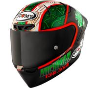 Suomy S1-XR GP Hickman 2024, casco integral S female Negro/Verde/Rojo/Blanco