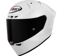 Suomy S1-XR GP Plain FIM E06 Casco, Blanco, Talla XS (53/54)