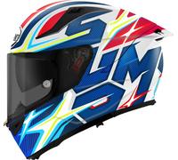 Suomy Speedstar 2 Twostars Casco, Rojo/blanco/azul, Talla S (55/56)