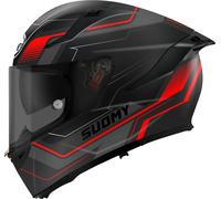 Suomy Speedstar 2 Visual Casco, negro/rojo, Talla XL (61/62)