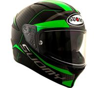 Suomy Speedstar Rap Casco, negro/verde, Talla XS (53/54)