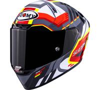 Suomy SR-GP Evo Infrared Casco, blanco/negro/rojo, Talla XXL (63)