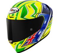 Suomy SR-GP EVO Top Racer, casco integral XL male Amarillo Neón/Verde Neón/Azul