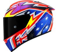 Suomy SR-GP Legacy, casco integral S male Rojo/Lila/Amarillo/Azul Oscuro