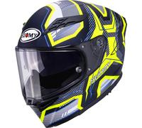 Suomy Stellar 2 Blackstar Casco, negro/amarillo, Talla XXL (63)