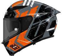 Suomy Stellar 2 Entropy Casco, naranja, tamaño M para Hombres