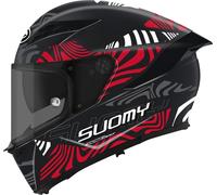 Suomy Stellar 2 Molten Casco, negro/rojo, Talla M (57/58)