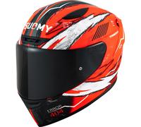 Suomy Track-1 404, casco integral L male Mate Naranja Neón/Blanco/Negro