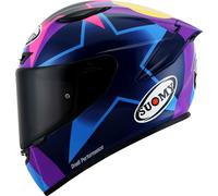 Suomy Track-1 Bastianini Replica, casco integral S male Negro/Fucsia/Lila/Azul