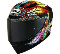 Suomy Track-1 Chieftain, casco integral M male Mate Negro/Lila/Rojo/Amarillo