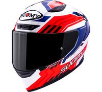 Casco Integral Suomy TRACK-1 Framework White/Red/Blue