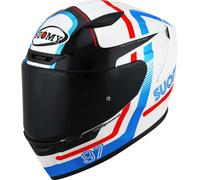 Suomy Track-1 Ninety Seven 2023 Casco, blanco/rojo/azul, Talla XL (61/62)